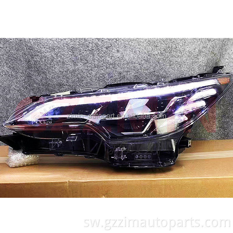 Taa ya mbele ya taa ya taa ya kichwa taa ya jua inayoendesha gari kichwa kichwa kichwa taa kwa fo-tuner 2021